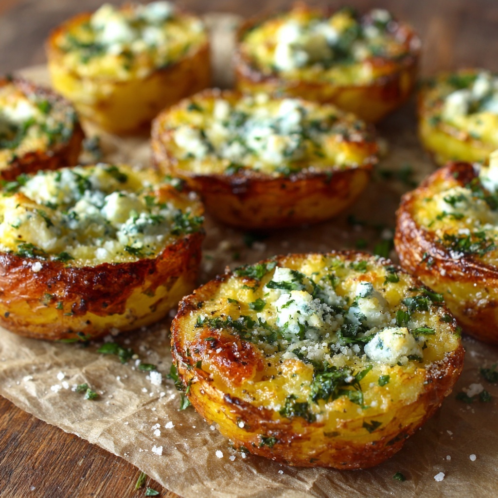 Baked Garlic Parmesan Potato Wedges Recipe - Recipe Image