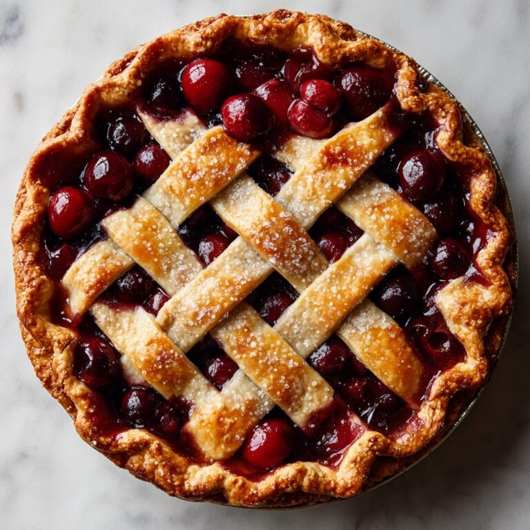 Baked Fresh Cherry Pie Recipe