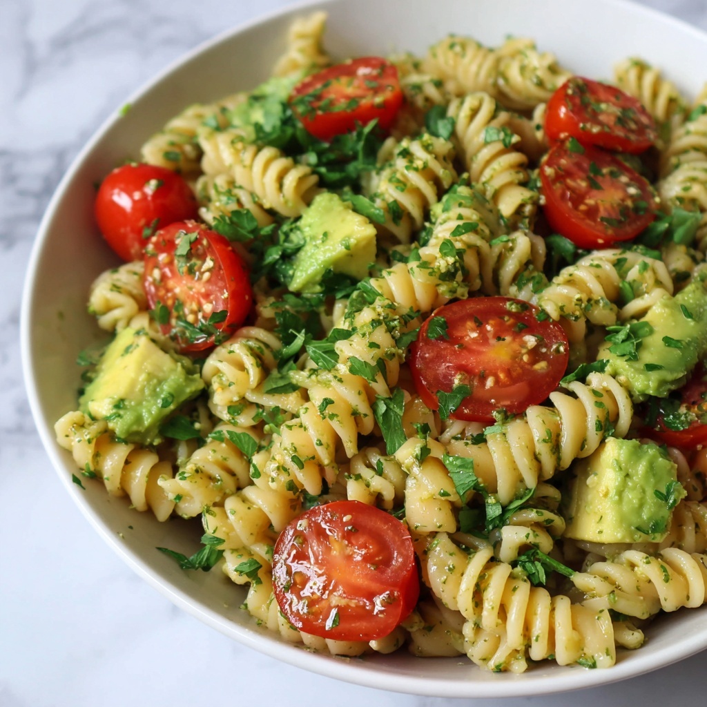 Avocado Pasta Salad Recipe - Recipe Image