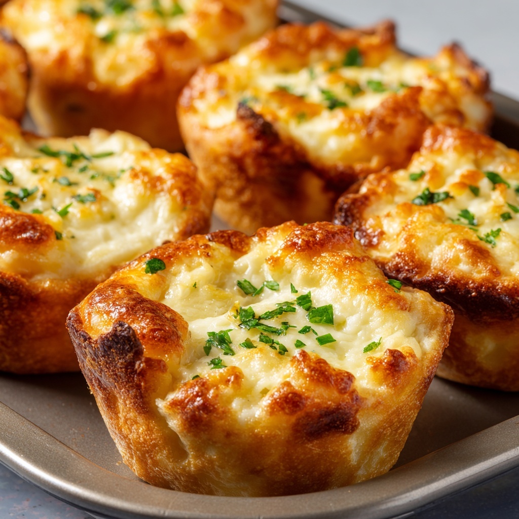 Cheesy Garlic Bread Bites Recipe - Recipe Image