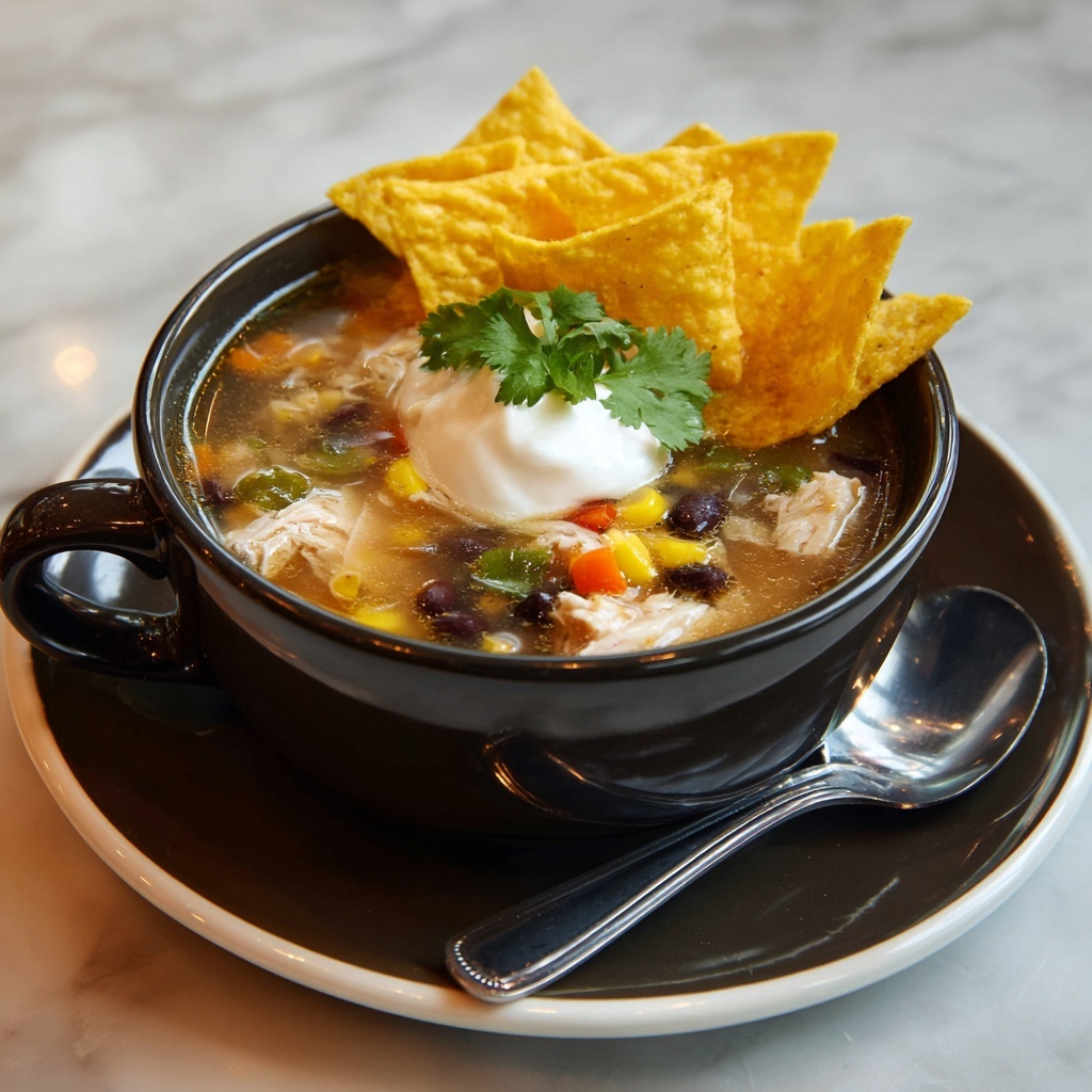 Easy Chicken Taco Soup Recipe - Recipe Image