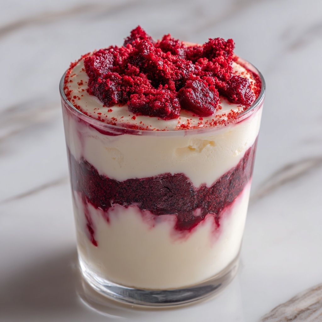 Red Velvet Cheesecake Trifle Recipe - Recipe Image