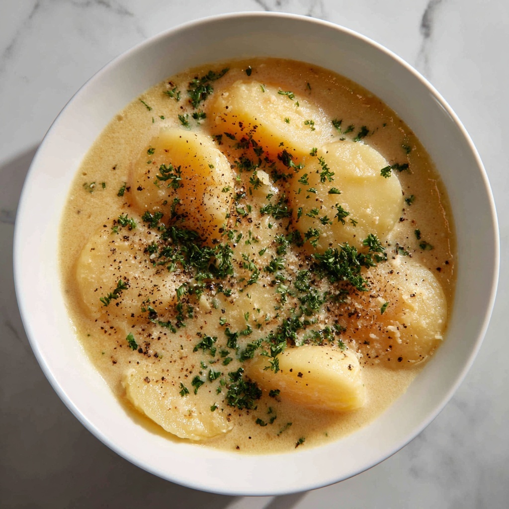 Roasted Garlic Potato Soup Recipe - Recipe Image